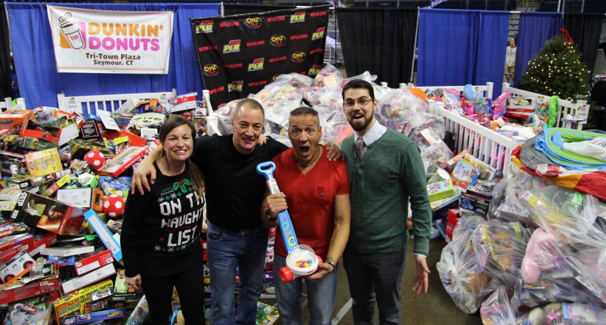 Chaz and AJ Raise over $105,000 at their Annual Toy Drive